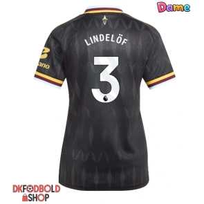 Aston Villa Victor Lindelof #3 Udebanetrøje Dame 2026-27 Kort ærmer